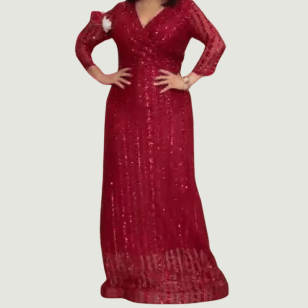 PB Women Goddess Long Sleeve Evening Gown