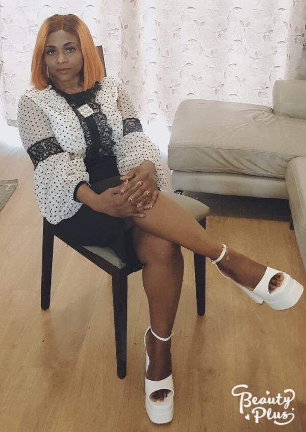 Elegant Polka Dot & Lace Blouse with High-Waist Pencil Skirt