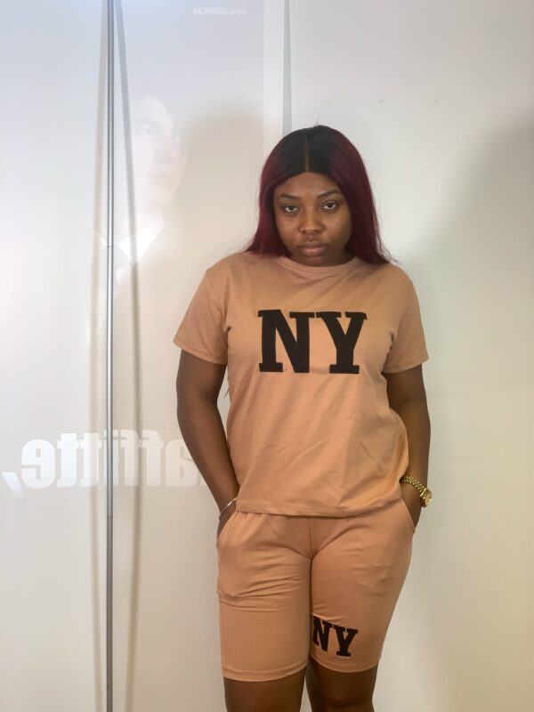 NY Casual Co-Ord Set – Camel Brown